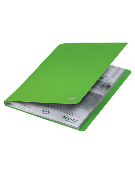CARPETA POLIPROPILENO CON 40 FUNDAS A4 RECYCLE VERDE LEITZ 46770055