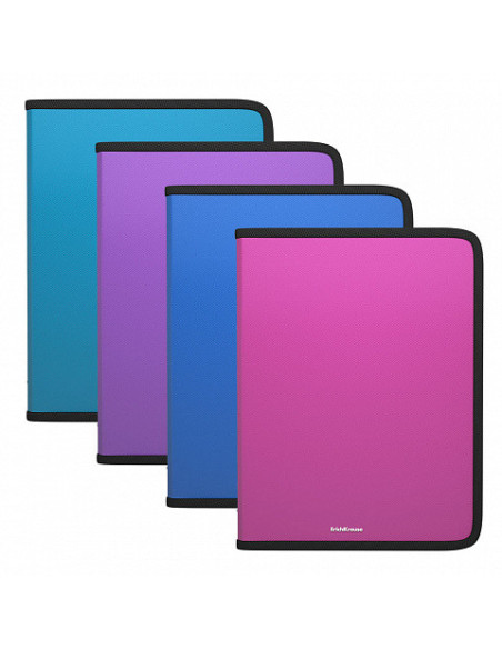 CARPETA POLIPROPILENO CON CREMALLERA DIAGONAL VIVID A4+ COLORES SURTIDOS ERICH KRAUSE 59223 CARPETA POLIPROPILENO CON CREMALLERA DIAGONAL VIVID A4+ COLORES SURTIDOS ERICH KRAUSE 59223