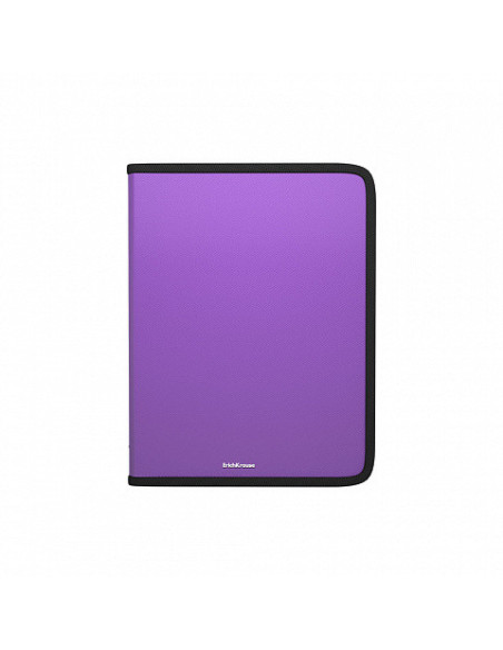 CARPETA POLIPROPILENO CON CREMALLERA DIAGONAL VIVID A4+ COLORES SURTIDOS ERICH KRAUSE 59223