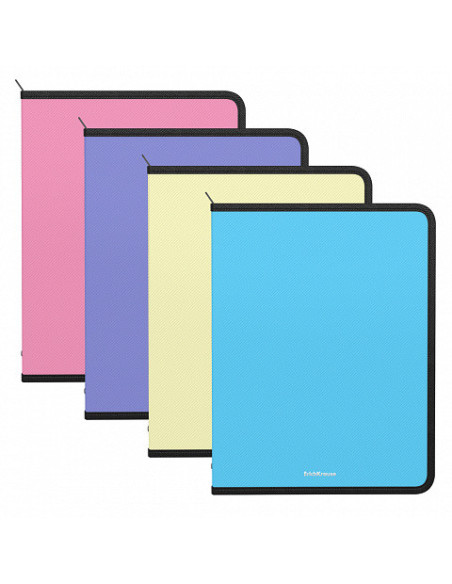 CARPETA POLIPROPILENO CON CREMALLERA MATT PASTEL A4 COLORES SURTIDOS ERICH KRAUSE 59221 CARPETA POLIPROPILENO CON CREMALLERA MATT PASTEL A4 COLORES SURTIDOS ERICH KRAUSE 59221