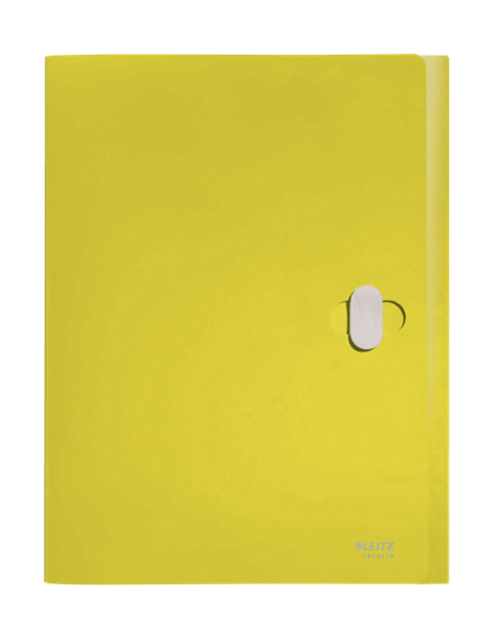 CARPETA POLIPROPILENO DE PROYECTOS 38MM Y CIERRE BROCHE GIRATORIO A4 RECYCLE AMARILLO LEITZ 46230015
