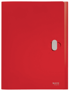 CARPETA POLIPROPILENO DE PROYECTOS 38MM Y CIERRE BROCHE GIRATORIO A4 RECYCLE ROJO LEITZ 46230025 2