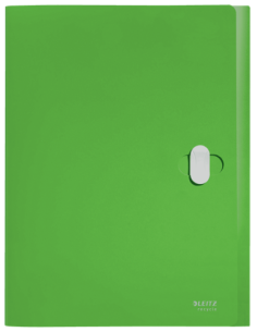 CARPETA POLIPROPILENO DE PROYECTOS 38MM Y CIERRE BROCHE GIRATORIO A4 RECYCLE VERDE LEITZ 46230055 2