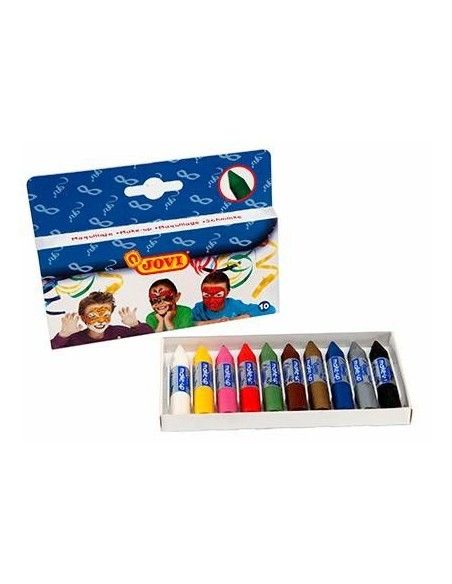 CAJA DE 10 BARRAS DE MAQUILLAJE JOVI