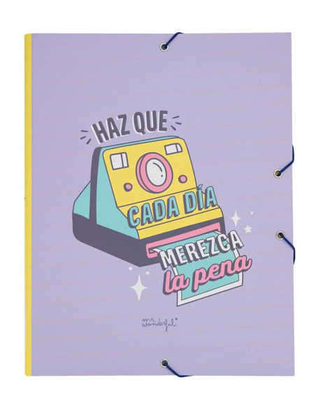 CARPETA SEPARADORA - HAZ QUE CADA DÍA MEREZCA LA PENA MR WONDERFUL WOA11105ES