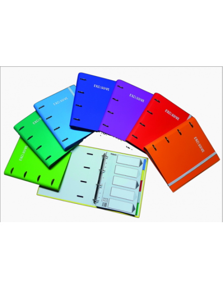 CARPETA SERIE EXCLUSIVE CARPEBLOCK A4 4 ANILLAS MIXTA 35MM + RECAMBIO 120H. 5X5 GRECA 8 COLORES SURTIDOS PACSA 25007 CARPETA SERIE EXCLUSIVE CARPEBLOCK A4 4 ANILLAS MIXTA 35MM + RECAMBIO 120H. 5X5 GRECA 8 COLORES SURTIDOS PACSA 25007