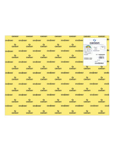 PACK 25 HOJAS CARTULINA IRIS 50X65 185G AMARILLO LIMON CANSON C200040220