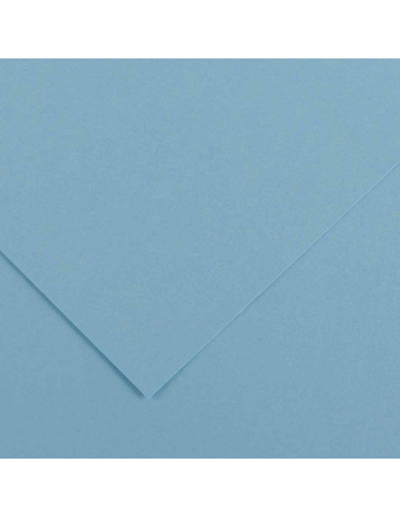 PAQUETE 25 HOJAS CARTULINA IRIS 50X65 185G AZUL CIELO GUARRO CANSON C200040232