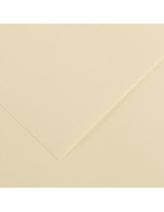 PACK 25 HOJAS CARTULINA IRIS 50X65 185G CREMA CANSON C200040219 2