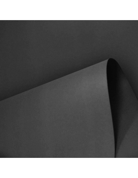 PAQUETE 25 HOJAS CARTULINA IRIS 50X65 185G NEGRO GUARRO CANSON C200040245