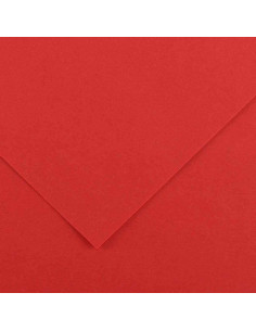 PAQUETE 25 HOJAS CARTULINA IRIS 50X65 185G ROJO GUARRO CANSON C200040228