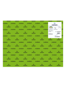 PACK 25 HOJAS CARTULINA IRIS 50X65 185G VERDE BILLAR CANSON C200040238