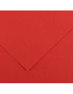 PAQUETE 50 HOJAS CARTULINA IRIS A4 185G ROJO GUARRO CANSON C200040162