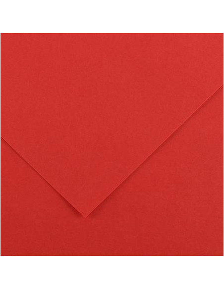PAQUETE 50 HOJAS CARTULINA IRIS A4 185G ROJO GUARRO CANSON C200040162