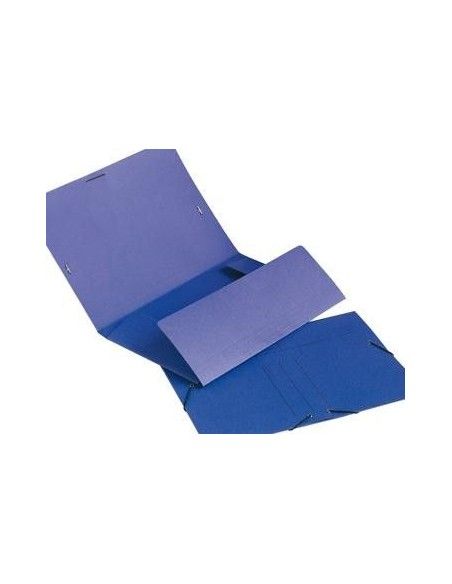 CARPETA CARTÓN AZUL SOLAPAS FOLIO