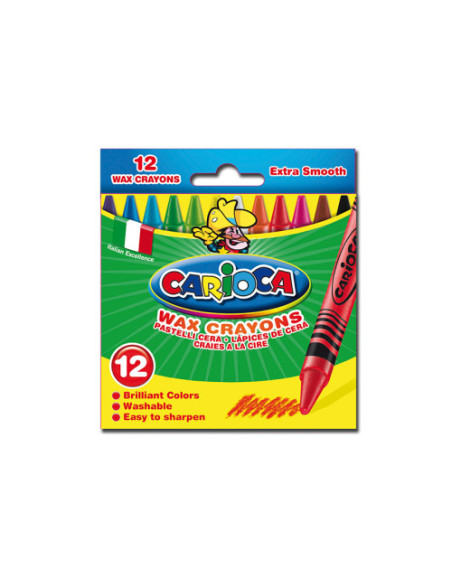 CAJA 12 CERAS PASTEL CARIOCA 42365