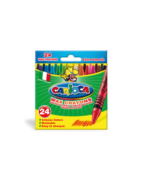 CAJA 24 CERAS PASTEL CARIOCA 42366