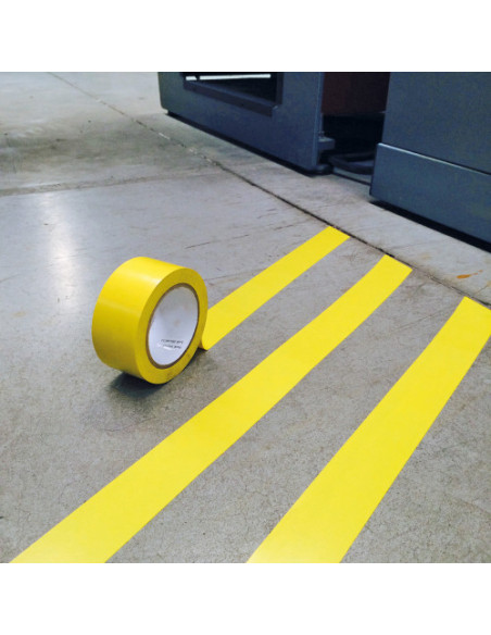 CINTA ADHESIVA SUELO AMARILLO, 33 METROS X 5 CM TARIFOLD 197704