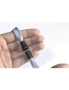 CAJA DE 10 CINTAS PARA IDENTIFICADOR EN TEXTIL ANCHO 10MM COLOR GRIS DURABLE 8119-10 2