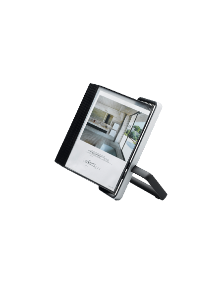 CLASIFICADOR DE MESA VEO CON 10 FUNDAS PP A4 NEGRO TARIFOLD 744107