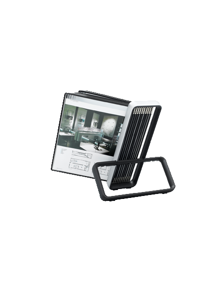 CLASIFICADOR DE MESA VEO CON 10 FUNDAS PP A4 NEGRO TARIFOLD 744107