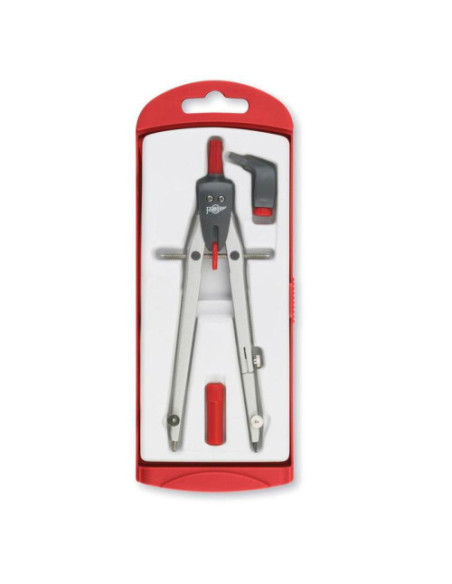 COMPÁS MICROMÉTRICO COLOR ROJO FAIBO 613-03