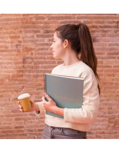 CUADERNO 100% RECICLADO NB-1 A4 80HOJAS ECOROSA...