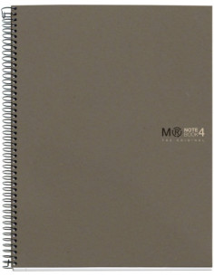 CUADERNO 100% RECICLADO NB-4 A5 120HOJAS ECOGRIS MIQUELRIUS 6084