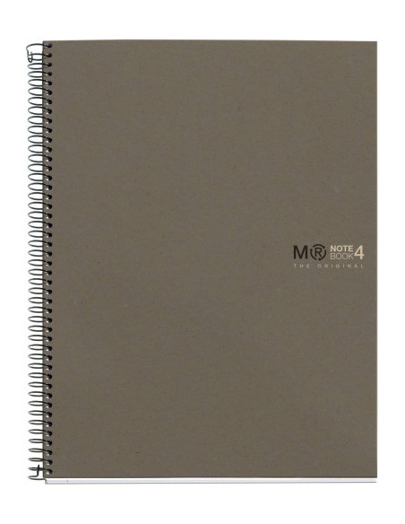 CUADERNO 100% RECICLADO NB-4 A5 120HOJAS ECOGRIS MIQUELRIUS 6084