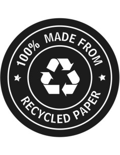 CUADERNO 100% RECICLADO NB-4 A5 120HOJAS ECOGRIS MIQUELRIUS 6084 2