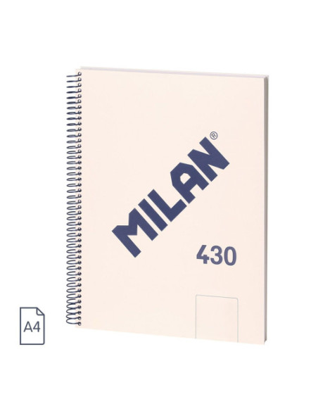 CUADERNO A4 CON ESPIRAL Y TAPA DURA