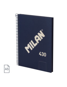 CUADERNO A5 CON ESPIRAL Y TAPA DURA