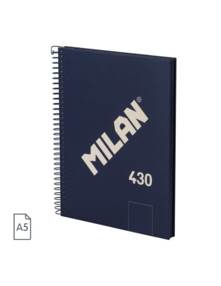 CUADERNO A5 CON ESPIRAL Y TAPA DURA