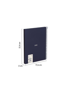 CUADERNO A5 CON ESPIRAL Y TAPA DURA 2