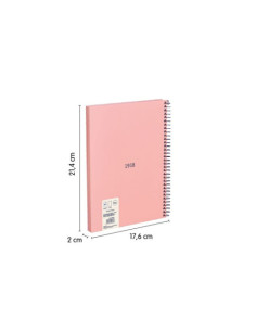 CUADERNO A5 CON ESPIRAL Y TAPA DURA 2