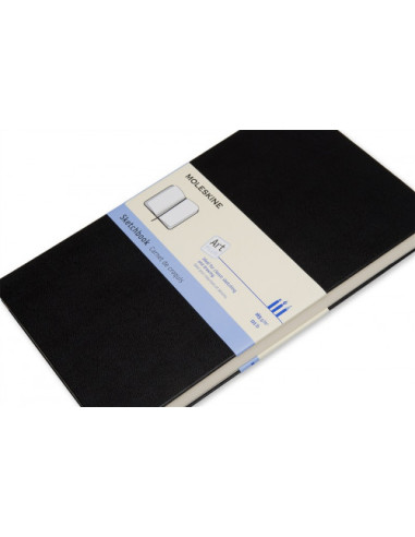 CUADERNO DE BOCETOS NEGRO L (13X21CM) MOLESKINE...