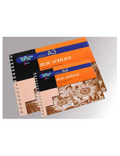 CUADERNO DIBUJO A3 ACRÍLICO 12 HJS. 400GMS. HSAC WONDER ART BY PRYSE 6230052