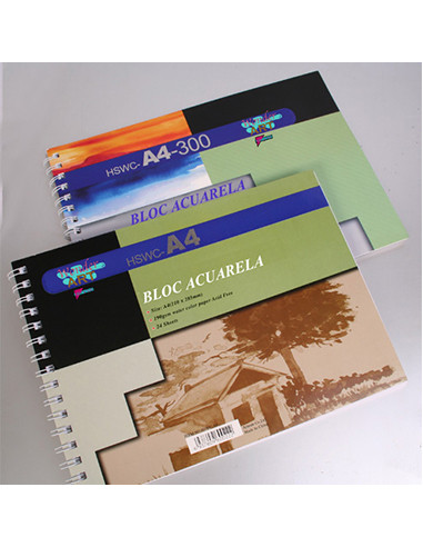 CUADERNO DIBUJO A3 ACUARELAS 12 HJS. 300GMS. HSWC WONDER ART BY PRYSE 6230034