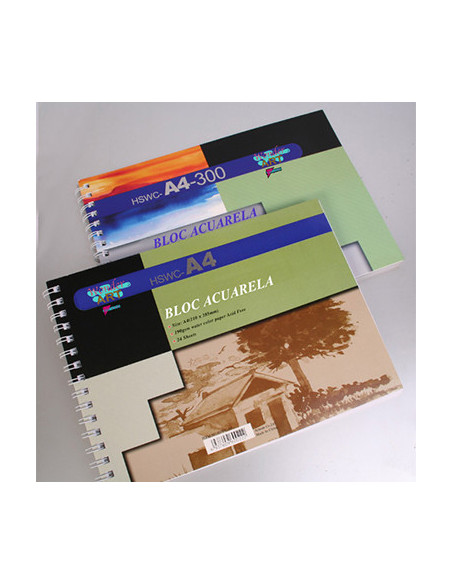 CUADERNO DIBUJO A3 ACUARELAS 12 HJS. 300GMS. HSWC WONDER ART BY PRYSE 6230034