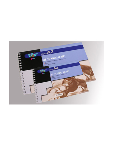 CUADERNO DIBUJO A3 GOUACHE 32 HJS. 160GMS. HSG WONDER ART BY PRYSE 6230042