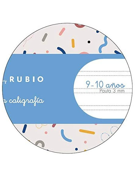 CUADERNO GRAPADO A4 50HOJAS PAUTA 3MM MR CON EJERCICIOS RUBIO MIQUELRIUS 8145.