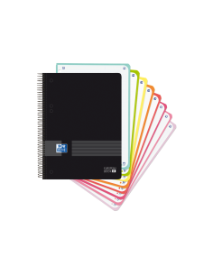 CUADERNO LIVE & GO EUROPEANBOOK 8 A5+ T.PP 160H 5X5 COLOR NEGRO OXFORD 400158957