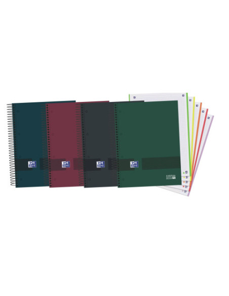 CUADERNO OXFORD & YOU EUROPEANBOOK 5 MULTI A4+ T.EXTRADURA 120H 5X5 COLORES SURTIDO NEUTROS OXFORD 400159032
