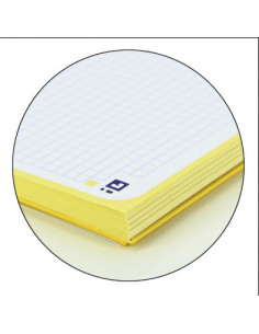 CUADERNO EUROPEANBOOK 1 TAPA EXTRADURA A4+ 80 HOJAS 5X5 COLOR AMARILLO OXFORD 100430200 2