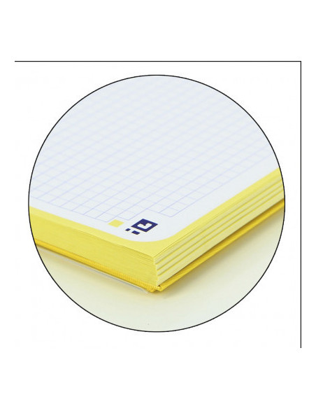 CUADERNO OXFORD EUROPEANBOOK 1 TAPA EXTRADURA A4+ 80 HOJAS 5X5 COLOR AMARILLO   100430200