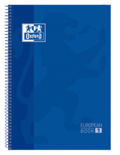 CUADERNO EUROPEANBOOK 1 TAPA EXTRADURA A4+ 80 HOJAS 5X5 COLOR AZUL OSCURO OXFORD 100430197