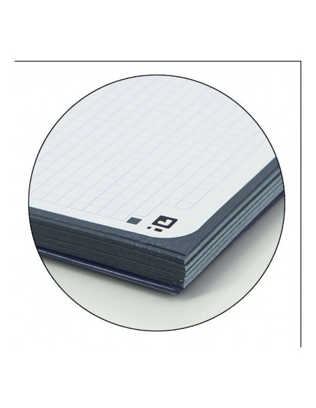 CUADERNO OXFORD EUROPEANBOOK 1 TAPA EXTRADURA A4+ 80 HOJAS 5X5 COLOR NEGRO   100430269