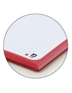 CUADERNO EUROPEANBOOK 1 TAPA EXTRADURA A4+ 80 HOJAS 5X5 COLOR ROJO OXFORD 100430198 2