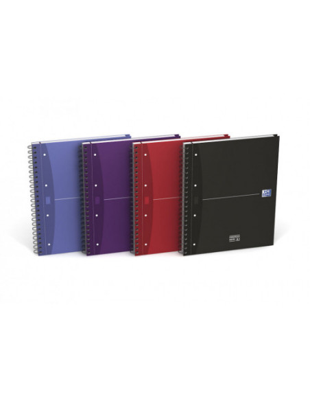 CUADERNO EUROPEANBOOK 4 TAPA EXTRADURA A4+ 120 HOJAS 5X5 COLORES SURTIDOS ESSENTIALS OXFORD 100104738