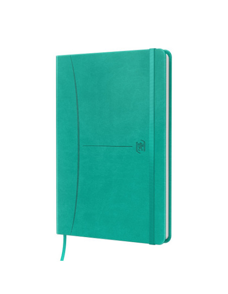 CUADERNO SIGNATURE A5 TAPA EXTRADURA 104H RAYADO DOTS 5X5 COLOR ICE MINT OXFORD 400154948